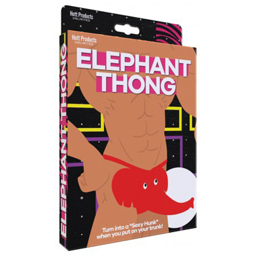 Elephant Thong - Red - One Size Hott Products